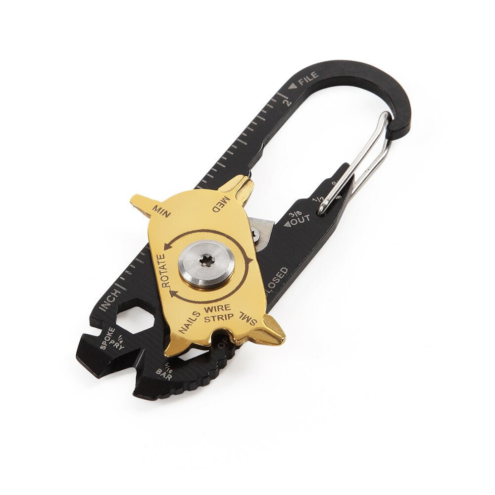 20 in 1 Multifunctional Wrench Kits Outdoor Emergency Survival Pocket EDC Tools Keychain Bottle Opener Nail Puller Screwdriver-000010