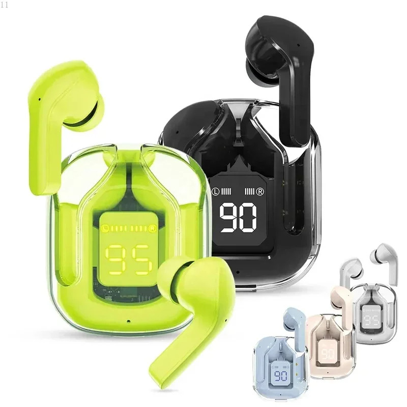 BT30 Mini transparent Wireless Bluetooth headset Digital display ENC noise reduction-000072