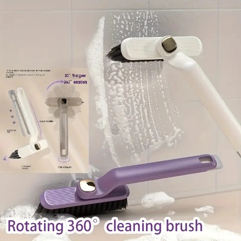 Multipurpose Bathroom Tile Floor Gap Cleaning Brush Rotating Crevice Brushes-HL047