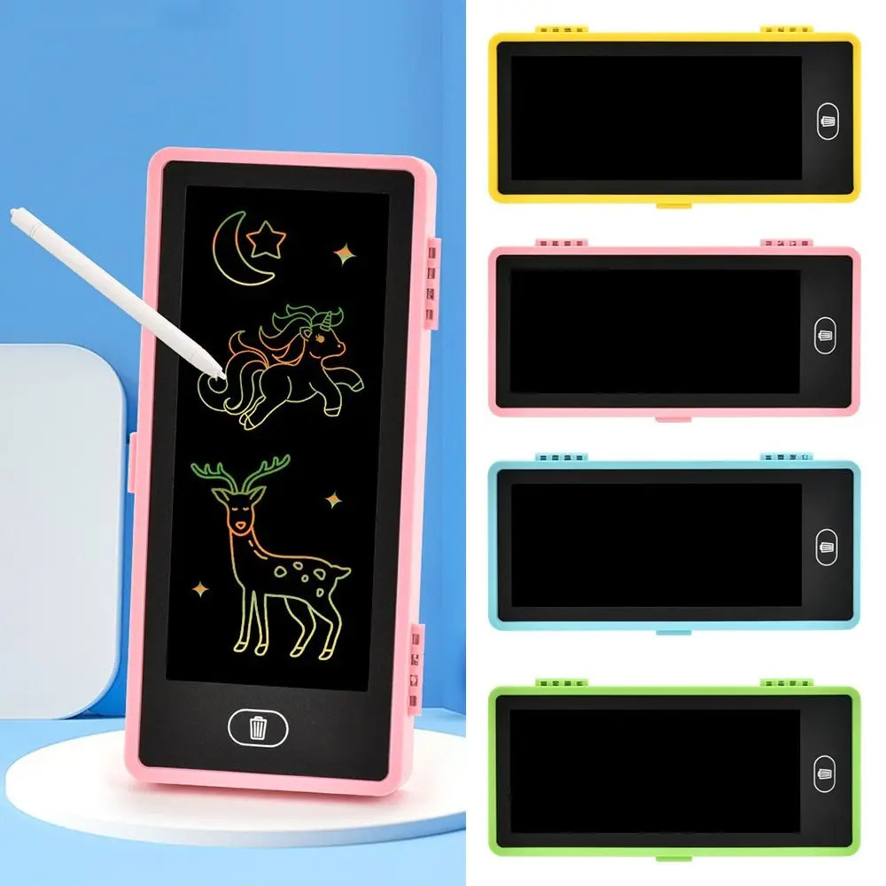 LCD Screen Pencil Case Handwriting 2-in-1 Cute Pen Box Large Capacity-0940